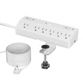 ZenDock Multi-Switch Hub Wall Outlet Extender, 3 AC Outlets + 3 USB Ports, 20W USB-C PD